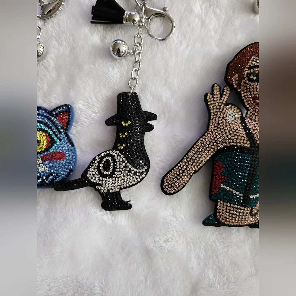 KPop Demon Hunters HUNTR/X Key Chain Bag Charm Set